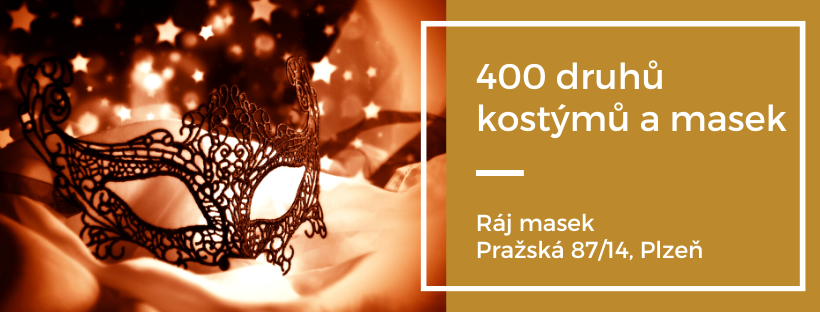 půjčovna 400 druhů kostýmů a masek